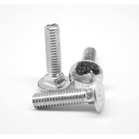5/16 inch-18 x 5 inch Grade 5 Carriage Bolt Medium Carbon Steel Zinc Plated Pk 50 V911