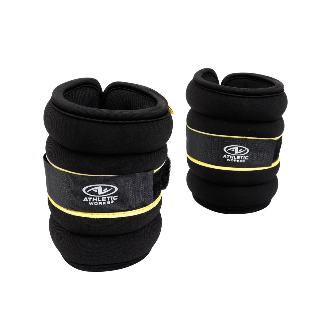 5lb Pair Ankle & Wrist Weights 2.5LBS Adjustable Strap H5864