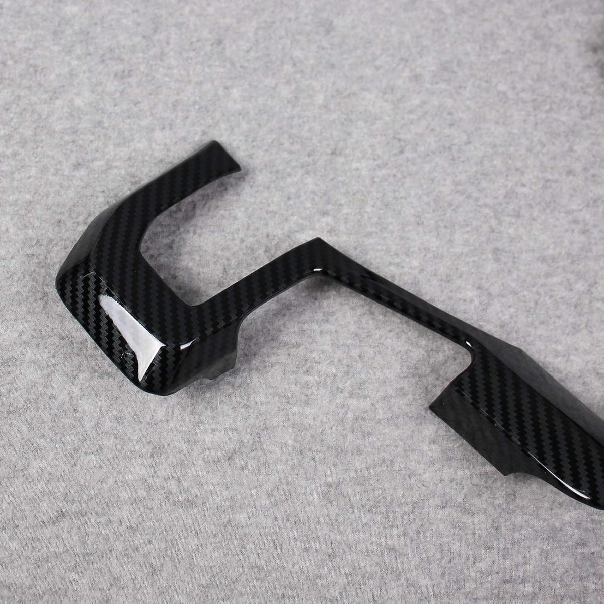 ABS Carbon Fiber Pattern Steering Wheel Trim Panel Cover Z79827