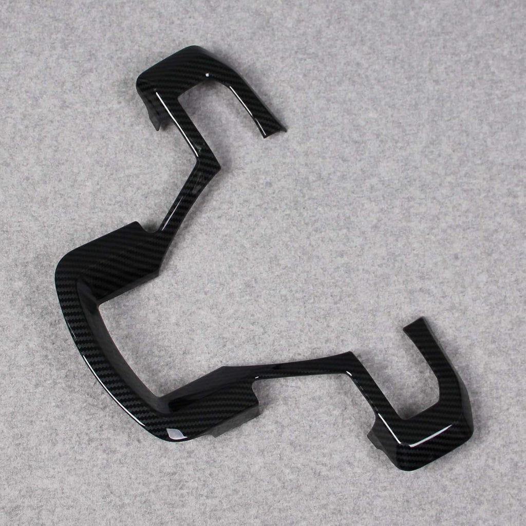 ABS Carbon Fiber Pattern Steering Wheel Trim Panel Cover Z79827