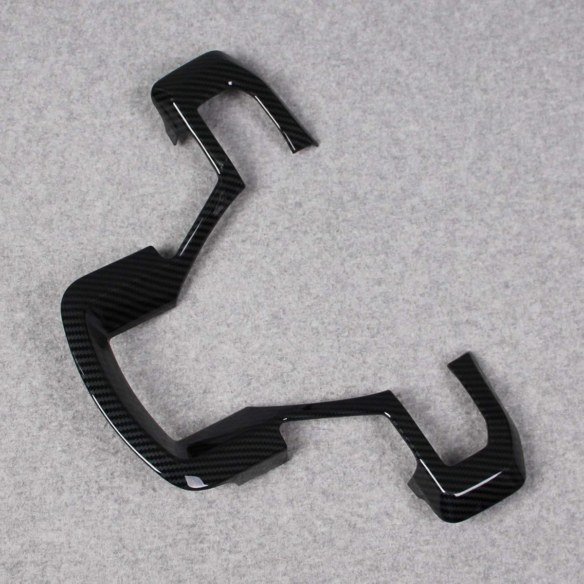 ABS Carbon Fiber Pattern Steering Wheel Trim Panel Cover Z79827