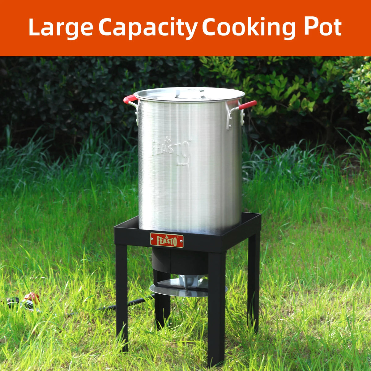30QT Aluminum Turkey Fryer Seafood Boiler Set G469584
