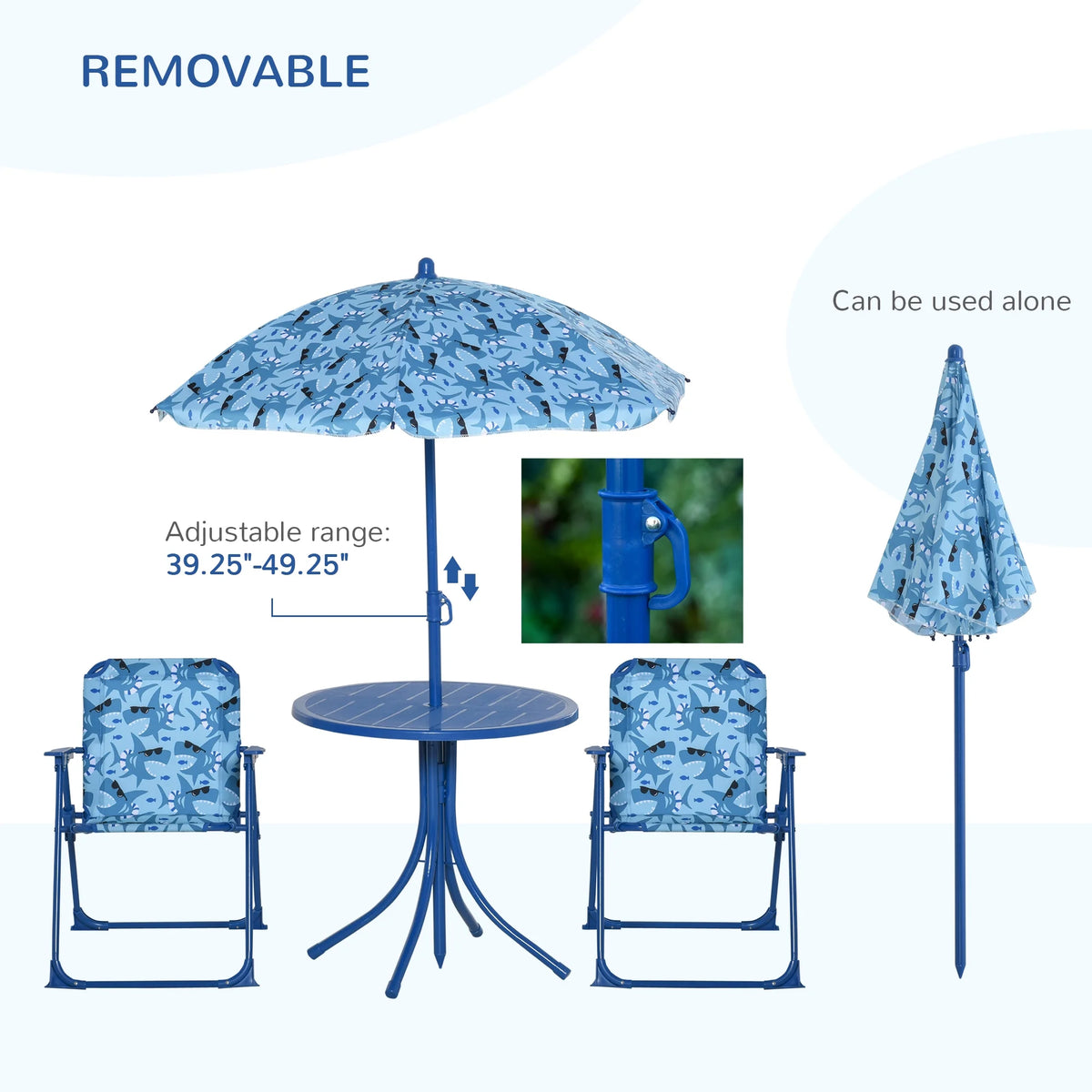 Folding Kids Table and Chair Set L6985