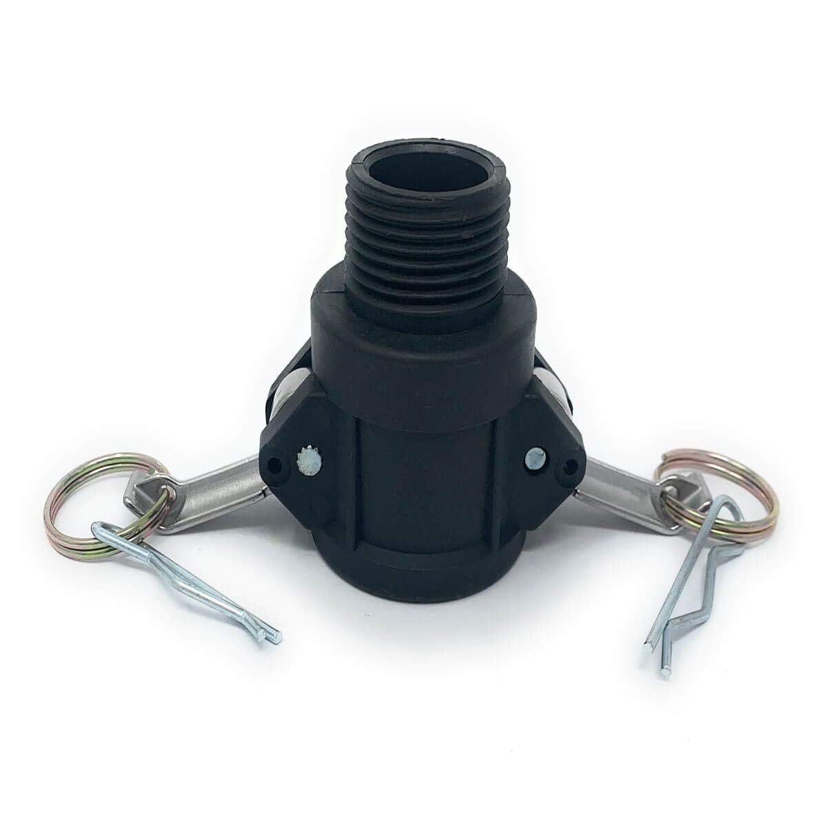 1-1/2 Female Camlock x 1-1/2 Male NPT Poly Cam Lock Fitting Pack of 2 U555