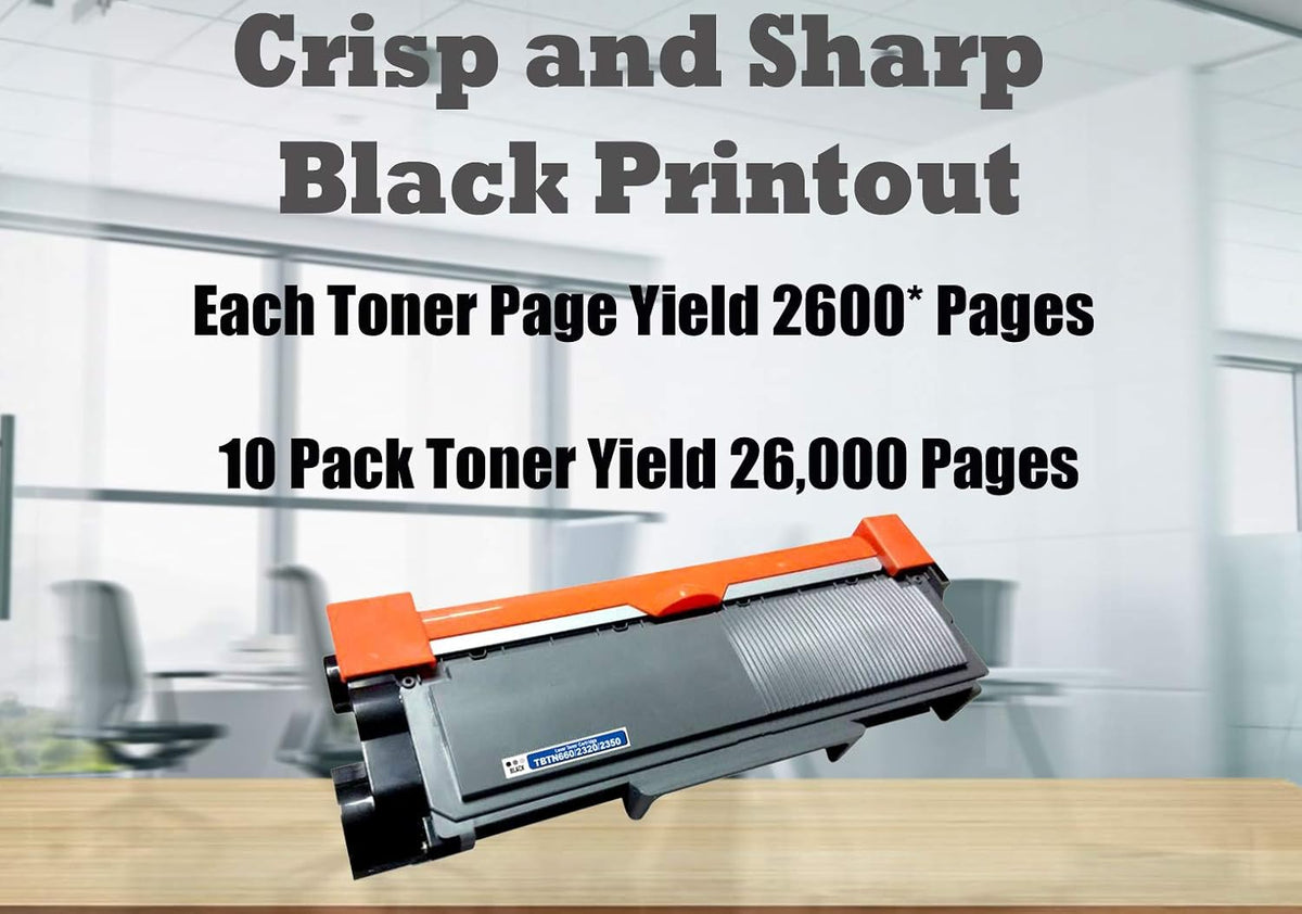 10 Pack Black Compatible Toner Cartridge Replacement H284600