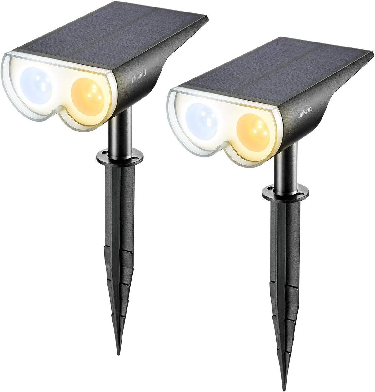 4-Pack Solar Landscape Spotlights H1464