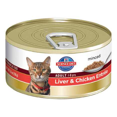 Adult Liver & Chicken Entree Canned Cat Food D655