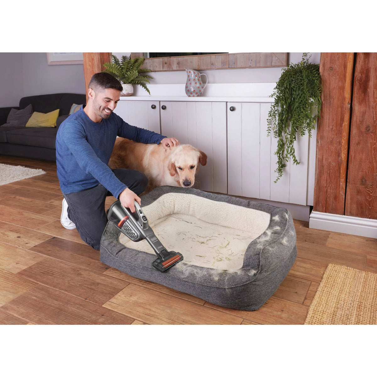 Cordless Handheld Vacuum with Powered Pet Head T78089