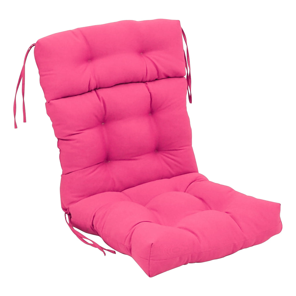 18-inch by 38-inch Solid Twill Tufted Chair Cushion L961