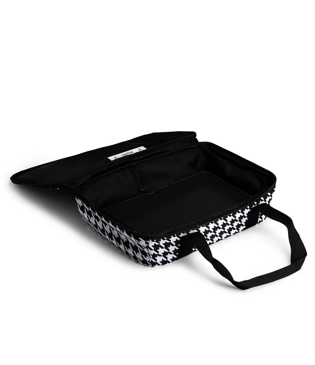 Food Warming Tote Casserole Carrier 120V Black T64507