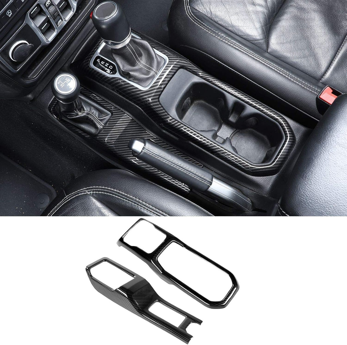Carbon Fiber Gear Shift Panel Cover P28784