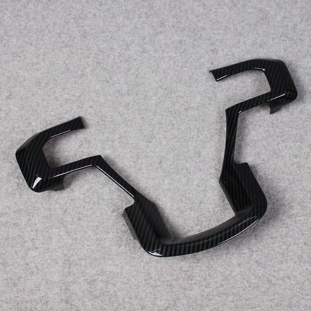 ABS Carbon Fiber Pattern Steering Wheel Trim Panel Cover Z79827