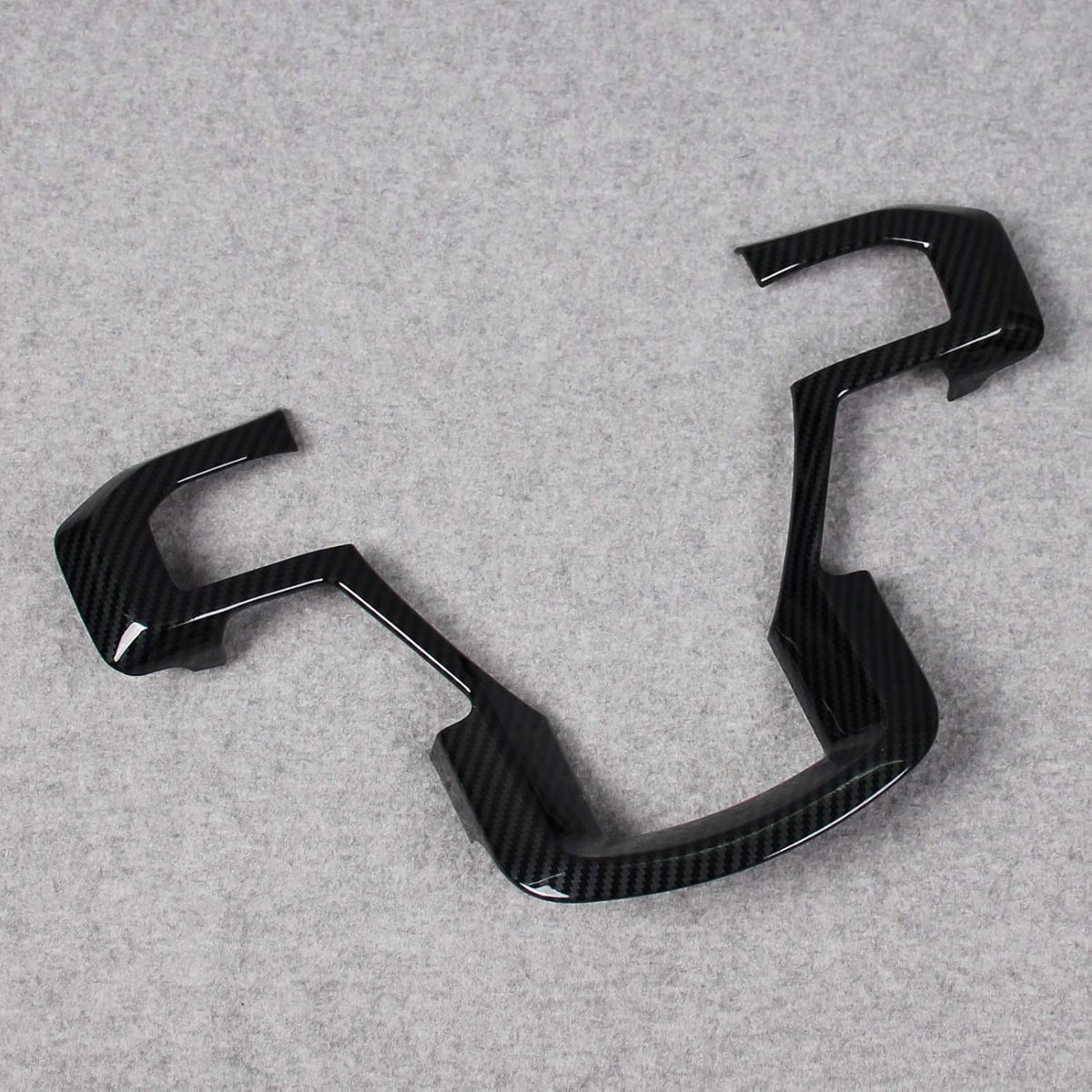 ABS Carbon Fiber Pattern Steering Wheel Trim Panel Cover Z79827