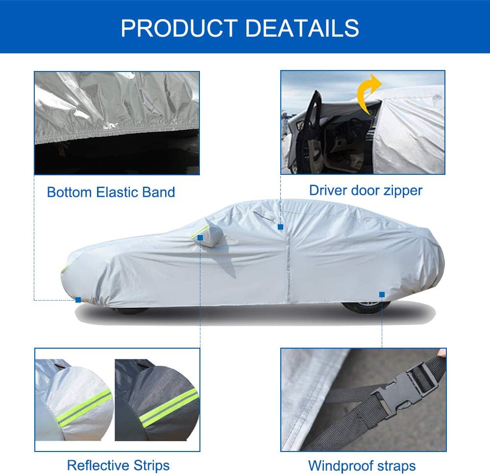 6 Layers Waterproof All Weather Car Cover N3227