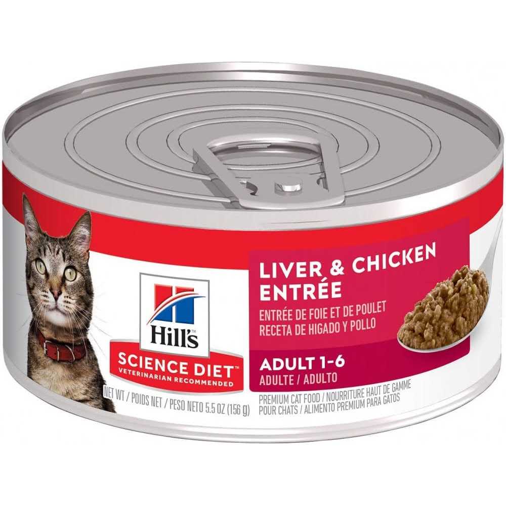 Adult Liver & Chicken Entree Canned Cat Food D655