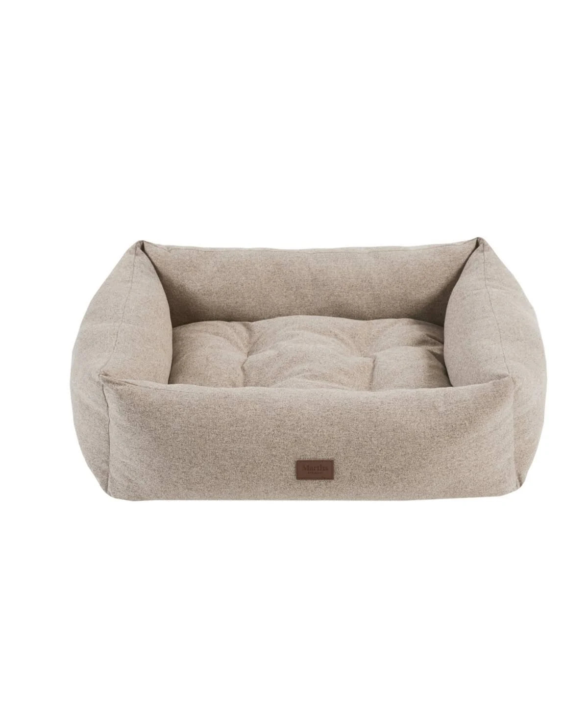 Brown 4-Sided Bolster with Ortho Base and Removable Cover V6406