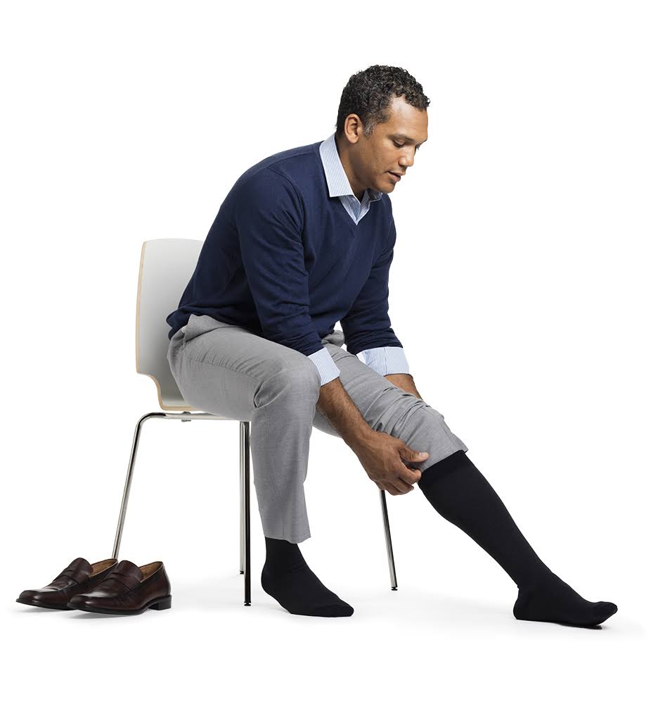 Microfiber Calf High Long Graphite Heather P389994