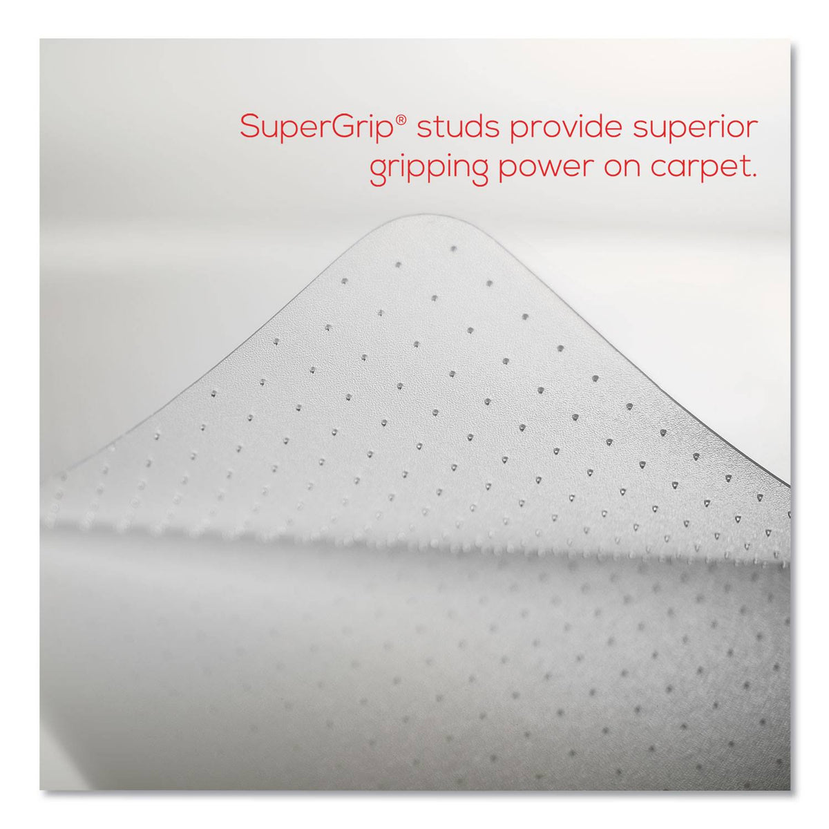 Clear Lipped Chair Mat for Low Pile Carpet, 36 x 48 P79437