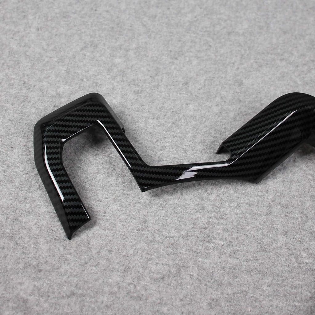 ABS Carbon Fiber Pattern Steering Wheel Trim Panel Cover Z79827