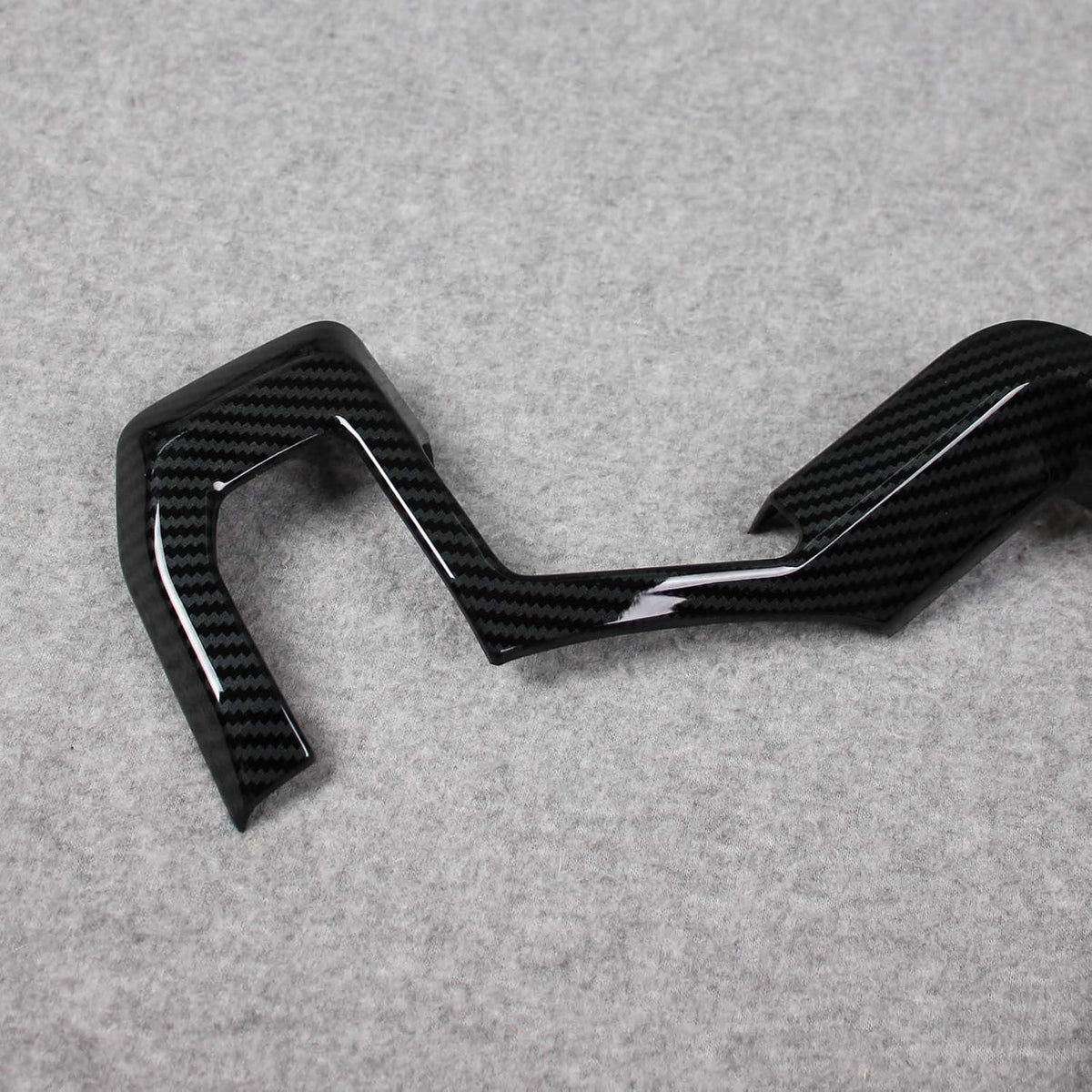 ABS Carbon Fiber Pattern Steering Wheel Trim Panel Cover Z79827