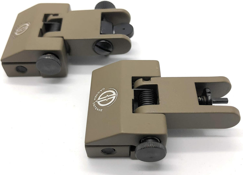 Tactical Flip Up Iron Sights (Tan) L671