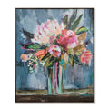 Floral Still Life Framed Wall Canvas D87107