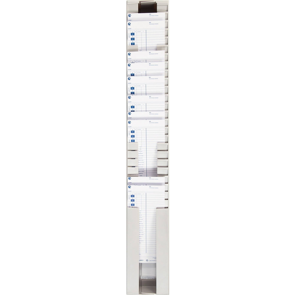 Adjustable 25-Pocket Time Card Rack O8452