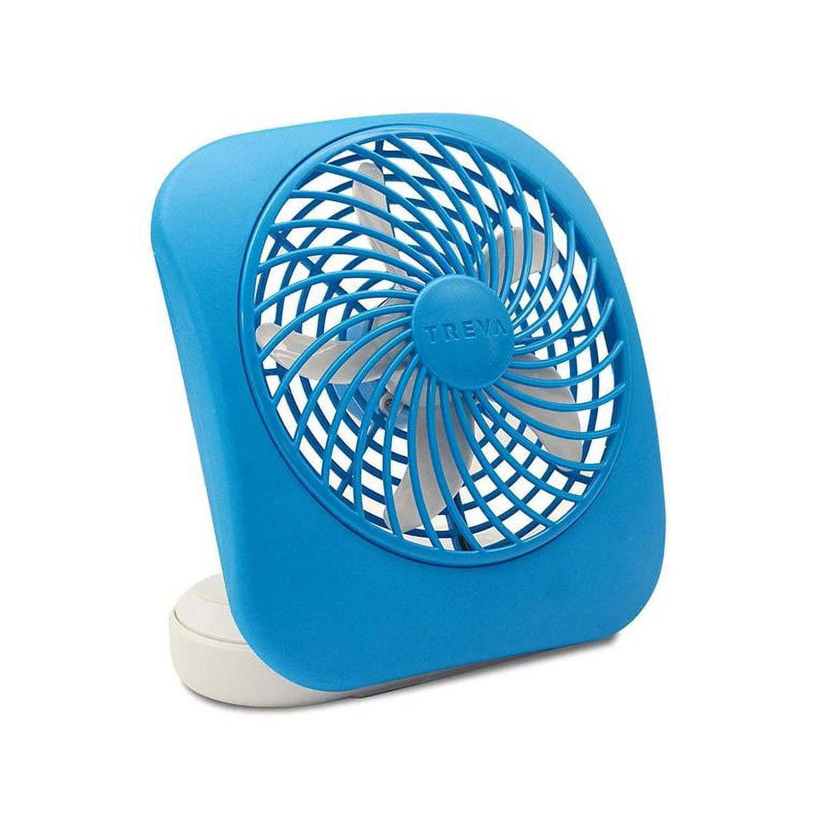 5 inch Portable Battery Powered 2 Speed Desktop Fan, Gray, 2 Pack C991