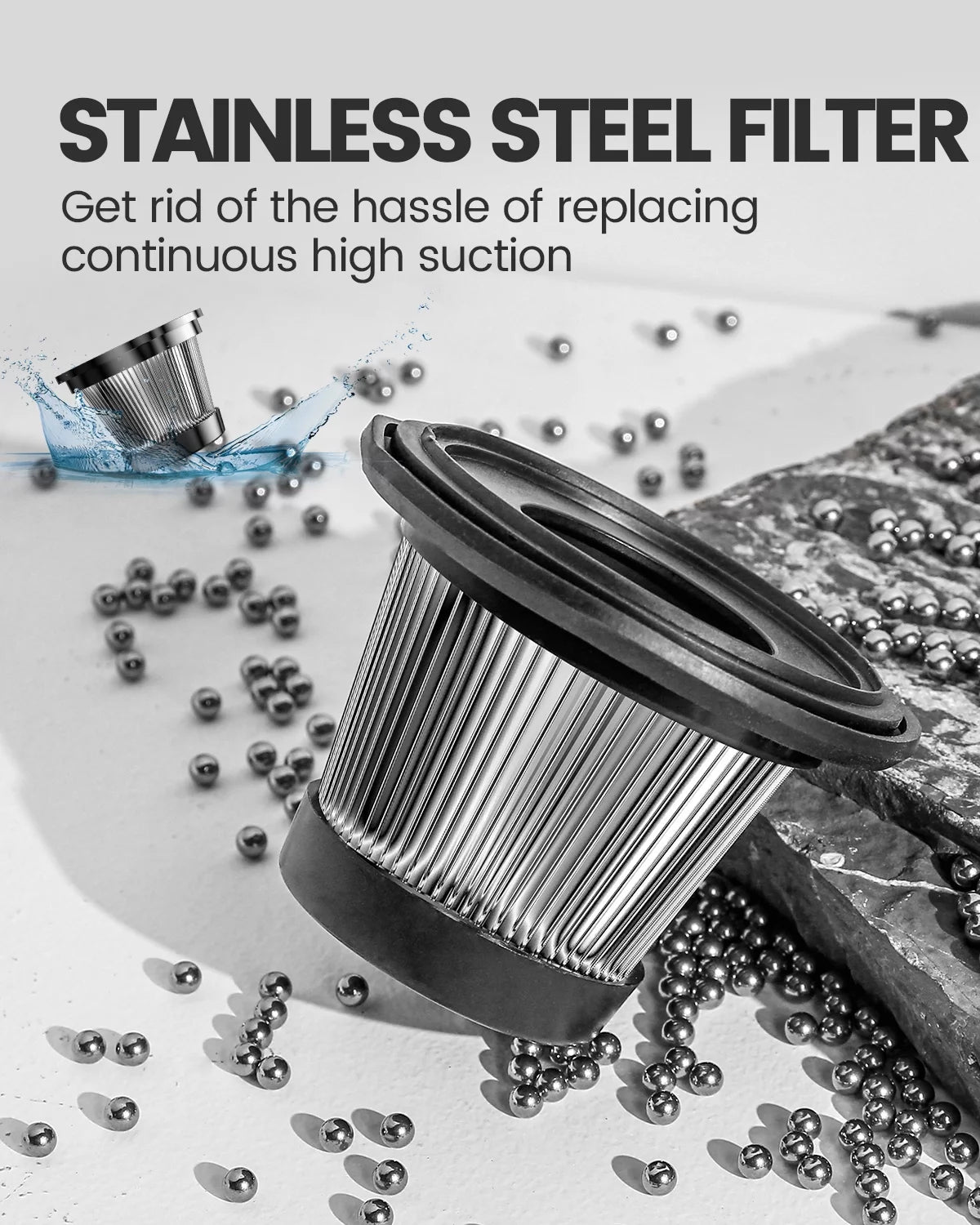 Car Vacuum Cleaner 6000PA 12V Handheld Wet/Dry J68732