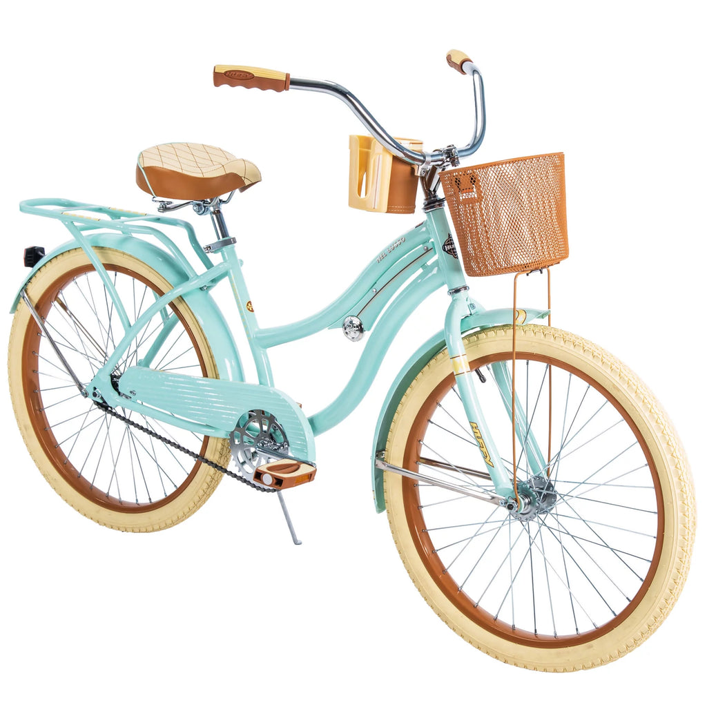 24 Inch Purple Satin Cruiser Bike F9474