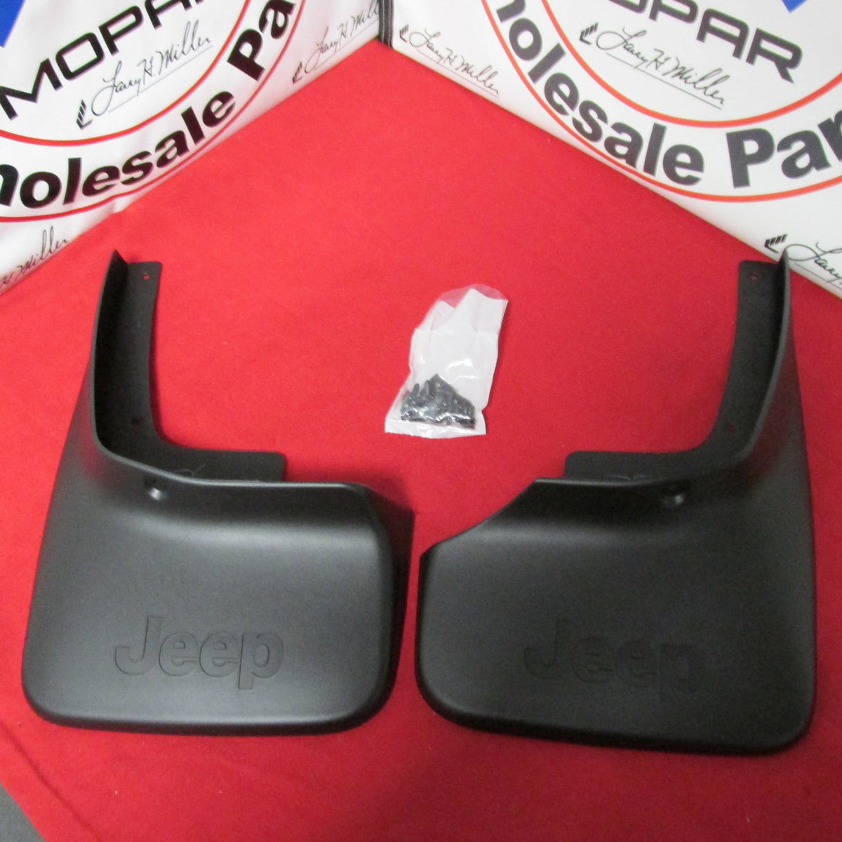 Black Rear Molded Splash Mud Flap Guards N288494