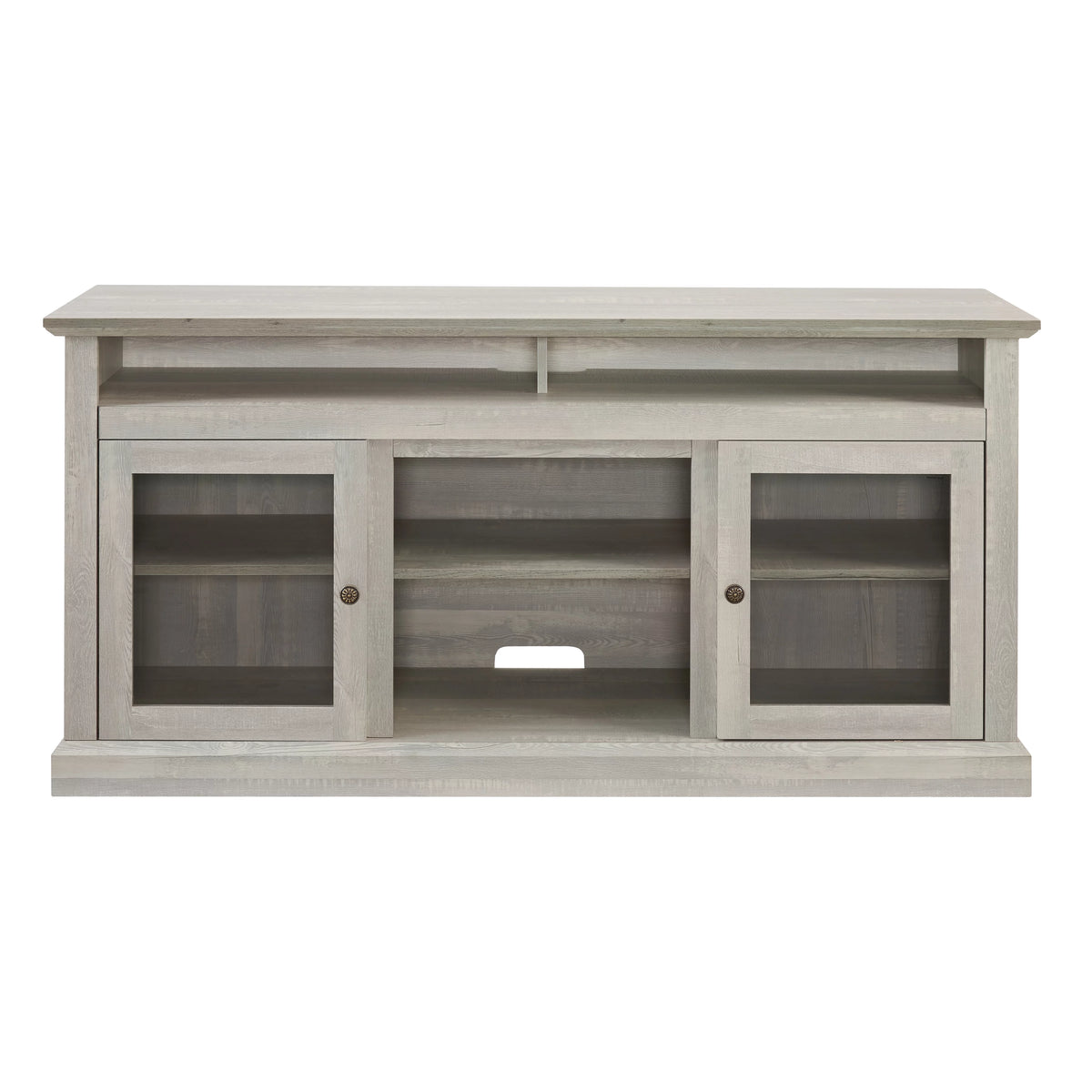 Espresso TV Stand with Storage and Cabinet U416798