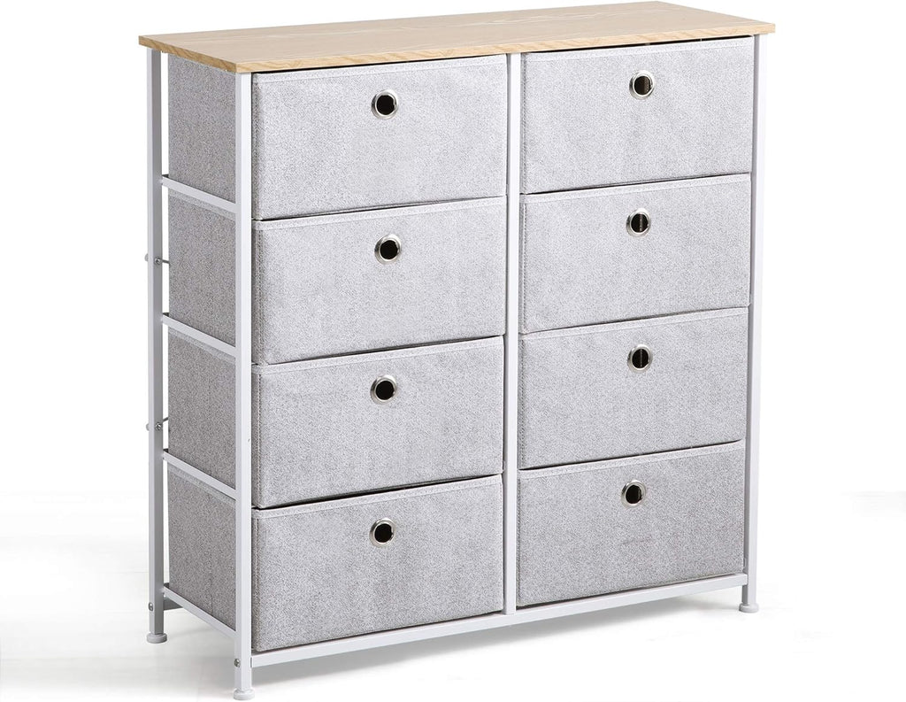 8 Drawer Fabric Dresser I50466