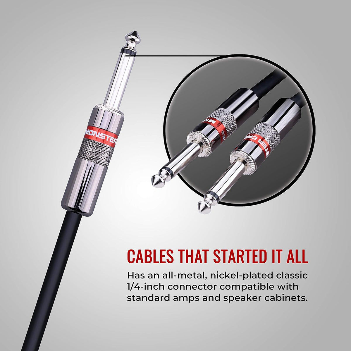 Speaker Cable Straight to Straight 25 ft 1/4 Plugs X75208