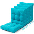 4pcs Non Slip Waterproof Outdoor Chair Cushion O766668