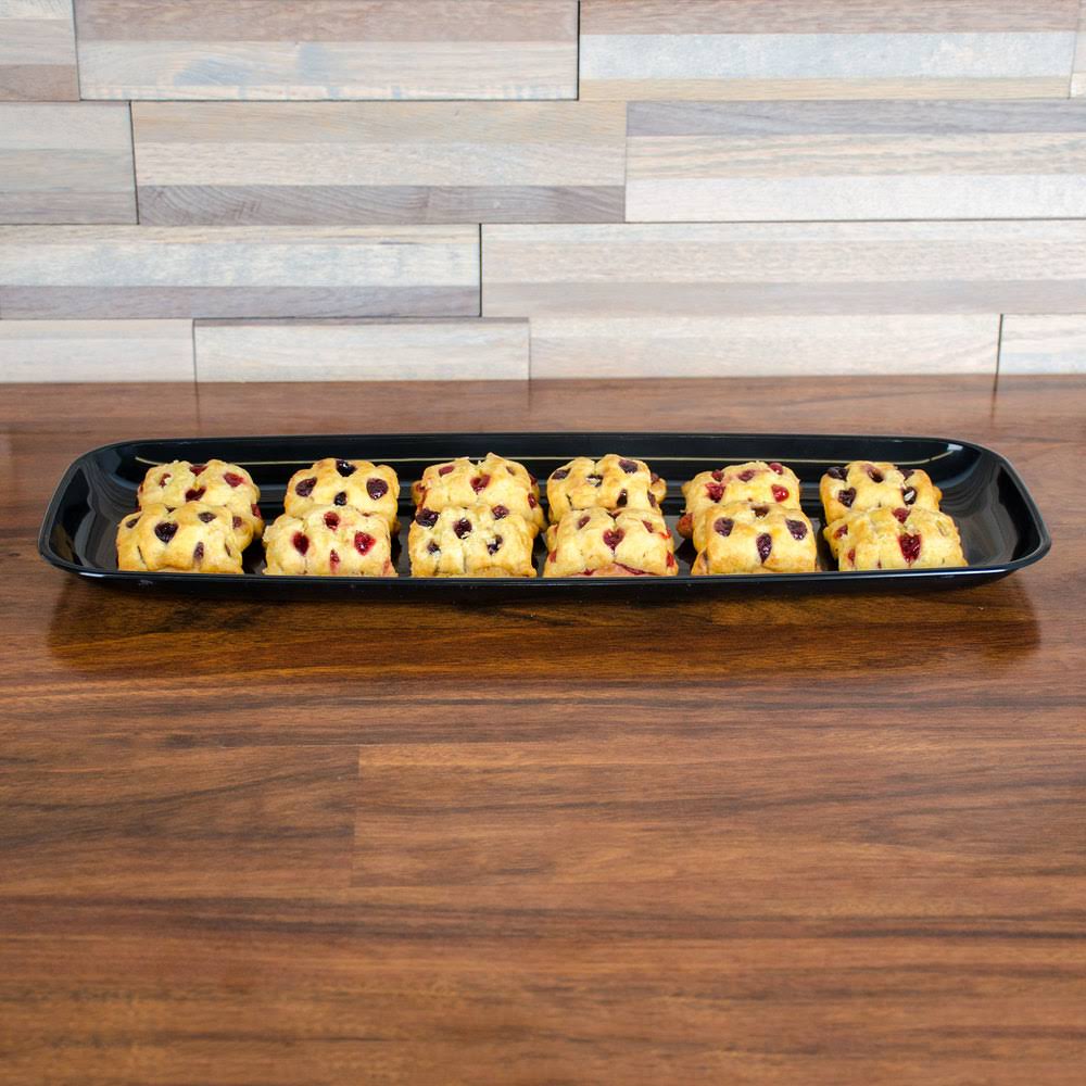 Black Plastic Platter Catering Tray R398553