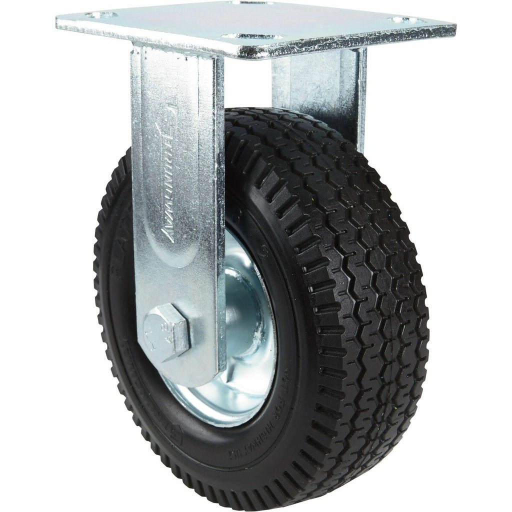 6in Solid Polyurethane Caster 300lb Cap Sawtooth Tread S6170