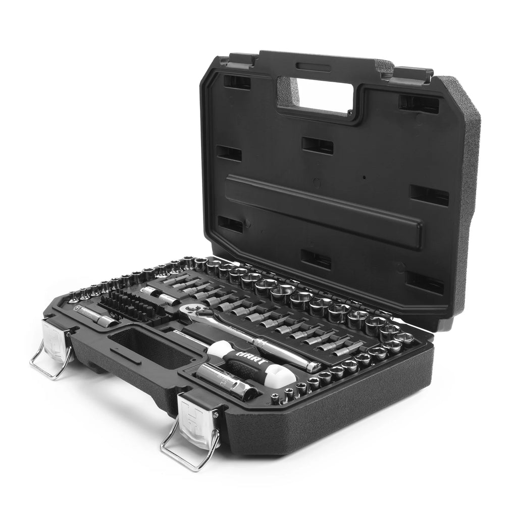 90-Piece 3/8-inch Mechanics Tool Set Chrome Finish S377239