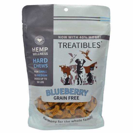 Grain Free Blueberry Chews 1mg Small Z241823