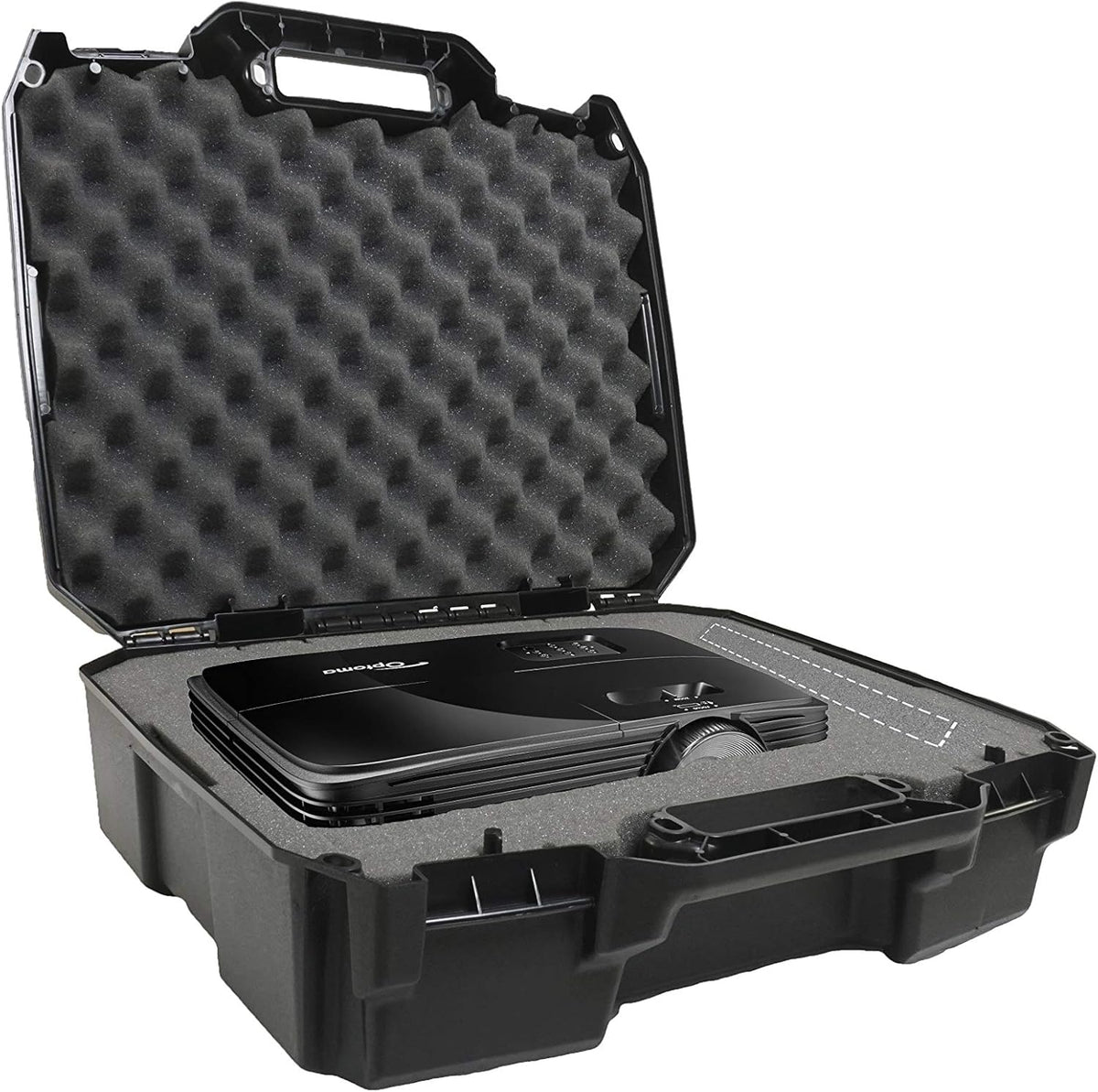 Video Projector Case with Customizable Foam Q39376