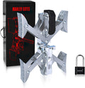 X-Shaped Wheel Chock Stabilizer with Integrated Wrench G572708