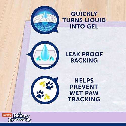 Lavender Scent Odor Eliminating Dog Pads H601167