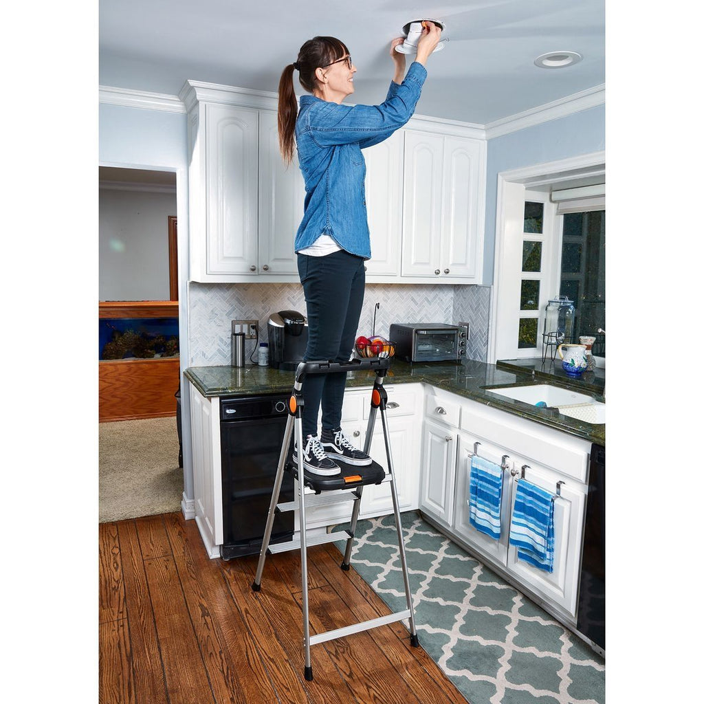 3-Step Aluminum Step Stool H49863