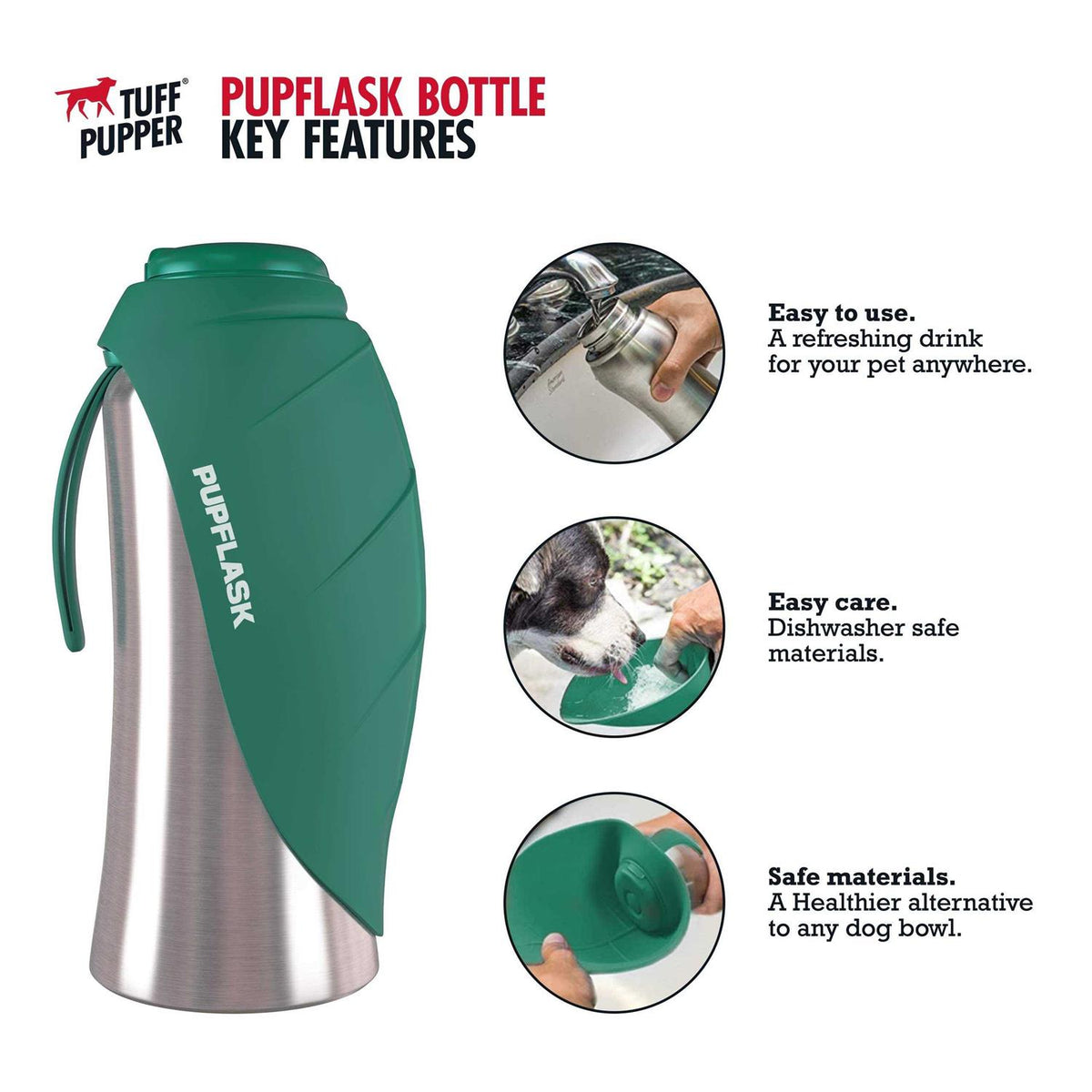 Large Stainless Steel Dog Water Bottle G354632