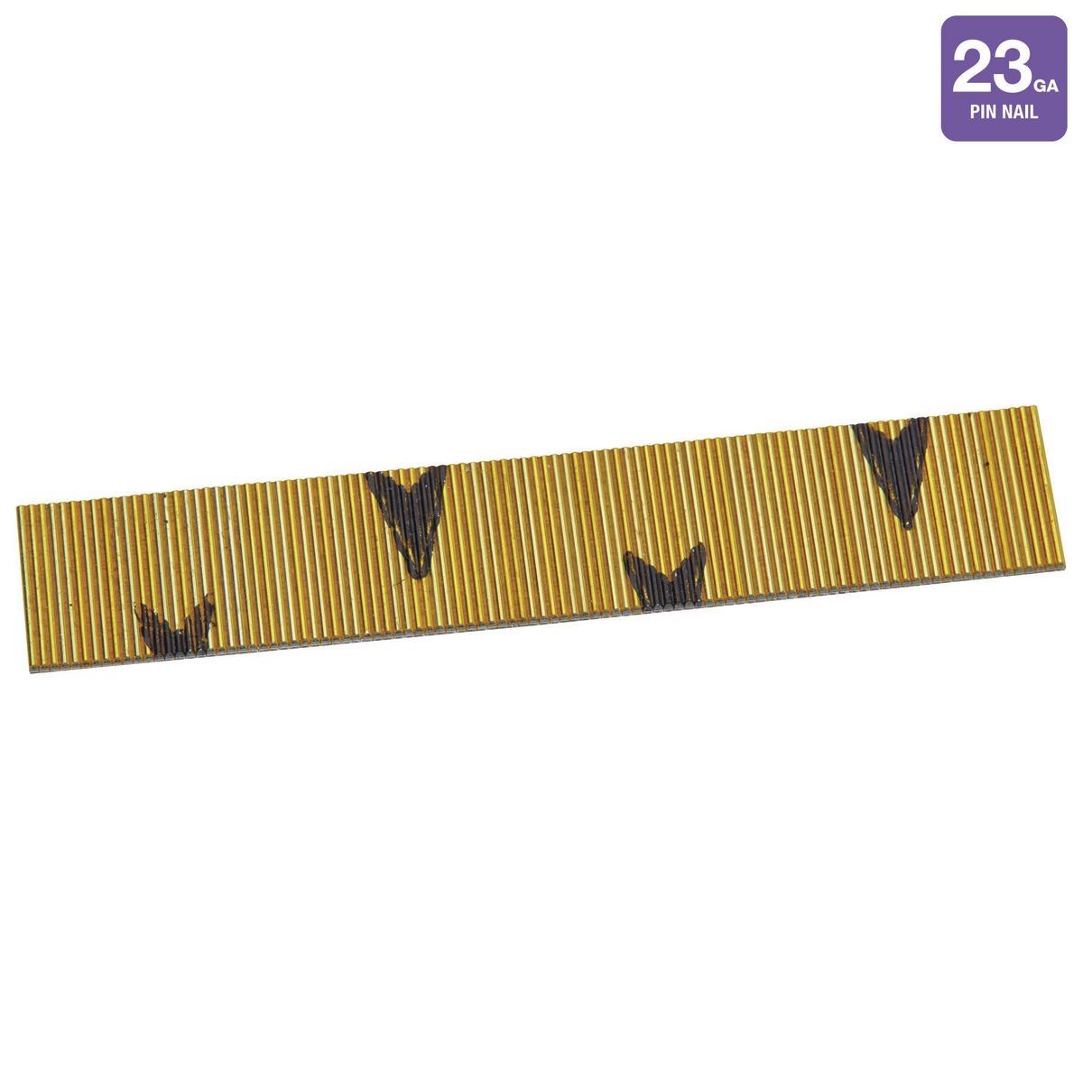 1/2 in. 23 GA Galvanized Pin Nails, 2000 Piece S81169