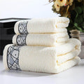 Cotton 3-Piece Bath Towels Set W5469