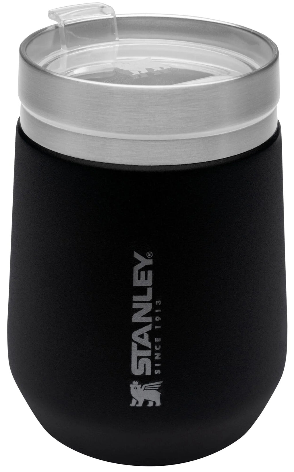 10 oz Matte Black Wine Tumbler F6155
