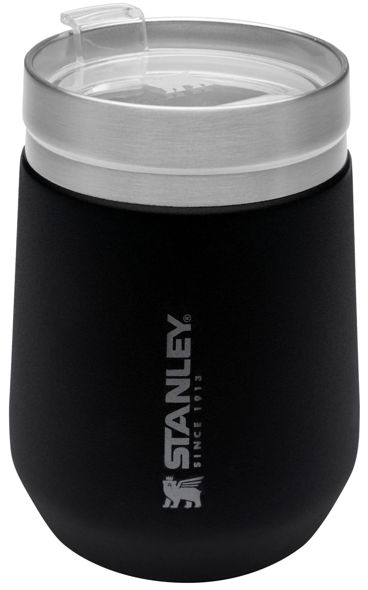 10 oz Matte Black Wine Tumbler F6155