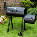 28'' Charcoal Grill with Offset Smoker N434494