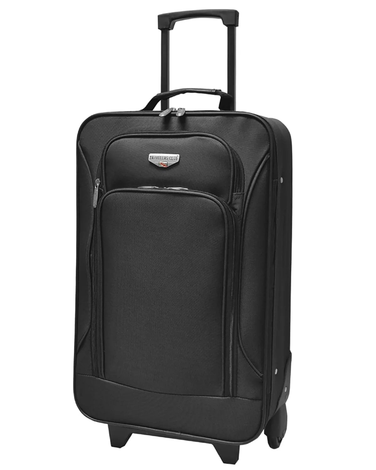3-Piece Carry-on Luggage Set Black O719